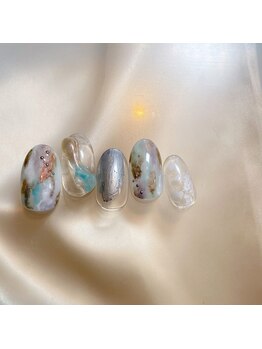 ネイルスペース ジェイズ ピンキー(NAIL SPACE J's PINKY)/夏ネイル☆