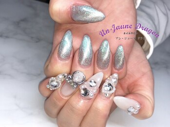 【ロングネイル】ちぐはぐネイル