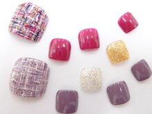 ネイルサロン クイール 小山店(NAIL SALON QUILL)/フット☆ツイード