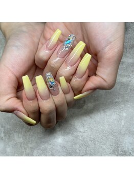 エストネイルアンドエストアイズ 西尾店(est nail&est eyes)/グラデーションネイル