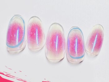 オーロラ×チーク