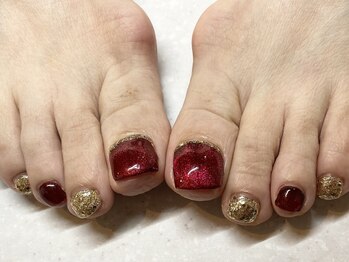 オンリーネイル(Only Nail)/フット定額２本アート