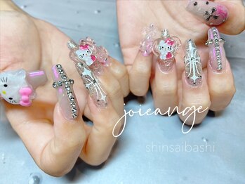 推しネイル　クロムネイル　