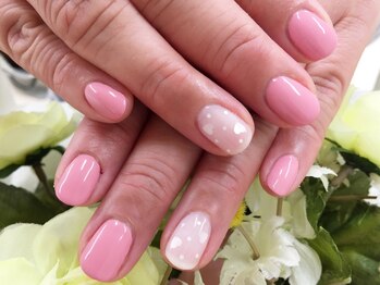 プルミエ ネイル(Premier Nail)/シースルー☆ドット＆ハート