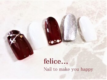 ネイルサロン フェリーチェ(felice)/【定額ネイル】¥6980