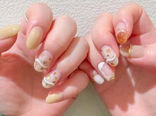 ネイル アヴァンス あべのルシアス店(Nail AVANCE.)/ベージュニュアンスshihomi 