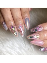 クロスネイル 渋谷店(CROSS nail)/春デザイショートスカルプ