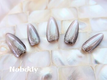 ノーバディ(Nobody)/ラメシンプルアート