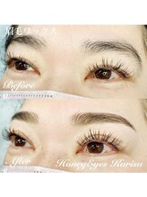 ハニーアイズ(Honey Eyes)/眉毛WAX &nbsp;ストレートアーチ