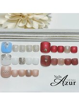 ネイルズアジュール 新潟亀田店(Nails Azur)/フット☆定額デザインAコース