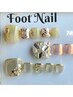 ＊FOOT＊定額デザイン　ゴールド　カラー変更OK