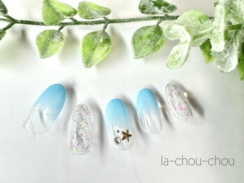 ラーシューシュ(la-chou-chou)/シンプルネイルコース　¥6500