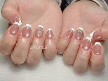ピカネイル 上野 御徒町(Pika Nail)/マグネットｘフレンチｘピンク