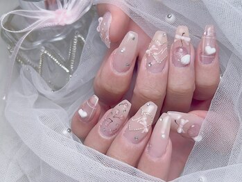 ビジュティエール(Bijoutier)の写真/ゆめかわ系～トレンド韓国/ワンホン/痛ネイルもお任せ!キラキラビジューや海外直輸入のパーツも沢山☆