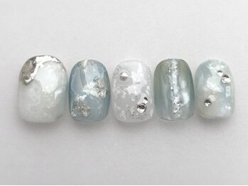 アイネイルズ 池袋店(I-nails)/ツヤツヤブルー