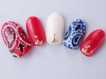 ネイルサロン ドレリッチ 大宮店(drerich)/ペイズリーネイル