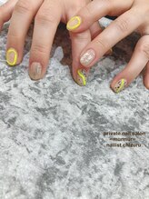 プライベート ネイルサロン マーマ(murmur)/ぷくぷくイエロー