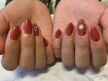 マリアンジュ(MariAnju)/ジェルネイル★ぷっくりフラワー