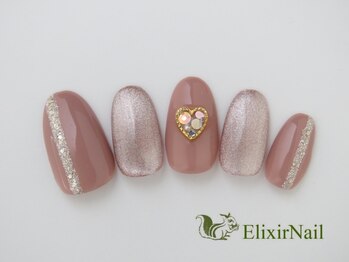 エリクサーネイル 神田(Elixir Nail)/シンプル/クーポン使用
