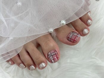 アンジュ(Ange)/【Foot】バーバリーネイル