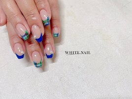 推し活ネイル/チェック