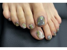 クロ(CULO)/ライムグリーンラインアート