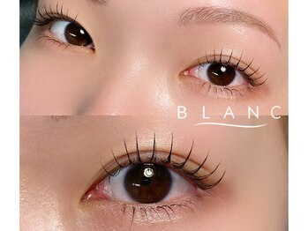 アイラッシュサロン ブラン イオンモール堺鉄砲町店(Eyelash Salon Blanc)の写真/【超軽量!モチUP!フラットラッシュ】まつげに密着する形状で負担を軽減し付け心地◎束感まつげ仕上げも★