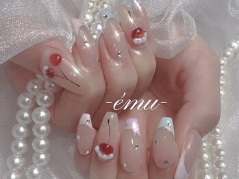 エミュ 心斎橋店(emu)の写真/毎月最新パーツも随時追加♪季節に合わせたイベントネイルデザインもお任せ♪貴方のイメージ通りの指先へ☆