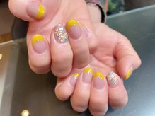 オーパス ノース(OPUS north)の雰囲気（春ネイル/黄色フレンチ/スプリングカラー2026）