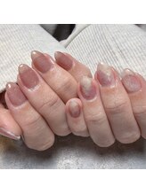 アティックネイルアトリエ(attic nail atelier)/いちごミルクネイル