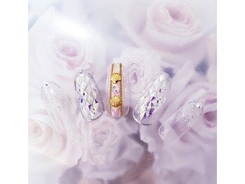 ネイルサロンシャネイル/キラキラクリアネイル