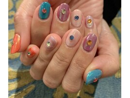 カラフル　オーロラ　ポップ