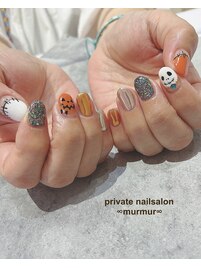 ハロウィンネイル