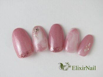 エリクサーネイル 神田(Elixir Nail)/シンプル/クーポン使用