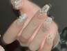 【ジェルオフ無料】 「フラッシュネイル」 ¥6990 →¥4990