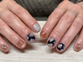 お花ネイル