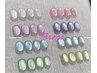 【ジェル】1000色から選べるマグネットネイル　¥5500