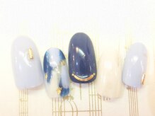 ネイルサロン ロゼオ(Nail salon Roseo)/■渋谷>6990円/ニュアンスネイル