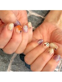 ハロウィンネイル