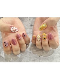 ぷっくりネイル