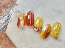 ネイルサロン アージュ(Nail Salon A jyu)/秋色ニュアンスマーブル