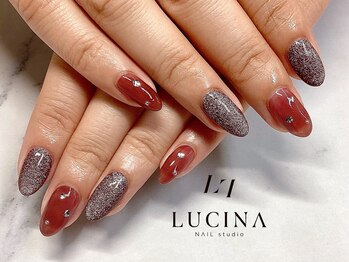 T-276 キラキラブラウンネイル