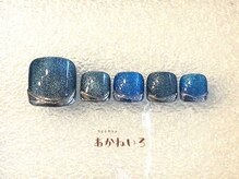 ネイルサロン あかねいろ/春夏フット　マグネットミラー