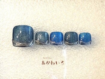 ネイルサロン あかねいろ/春夏フット マグネットミラー