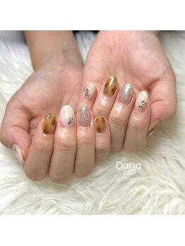 ダリア(Daria)/秋のニュアンスネイル