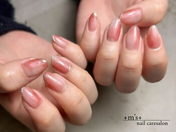 ピーチネイル持ち込みデザイン