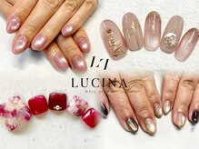 ジェルネイル、シェラックネイル等フットネイルのアートも充実♪