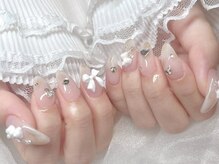 モカ 心斎橋(moca by Lee)/【Aina】リボンネイル