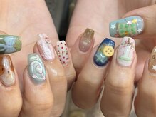 アイネイルズ 天神今泉店(I-nails)/【hinako】手書きdesign