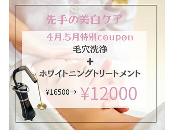 リンクアンドボーテ 大垣(Link&Beaute)の写真/4.5月限定★毛穴詰まり・くすみ撃退！今だけ美白フェイシャル★18700円→12000円